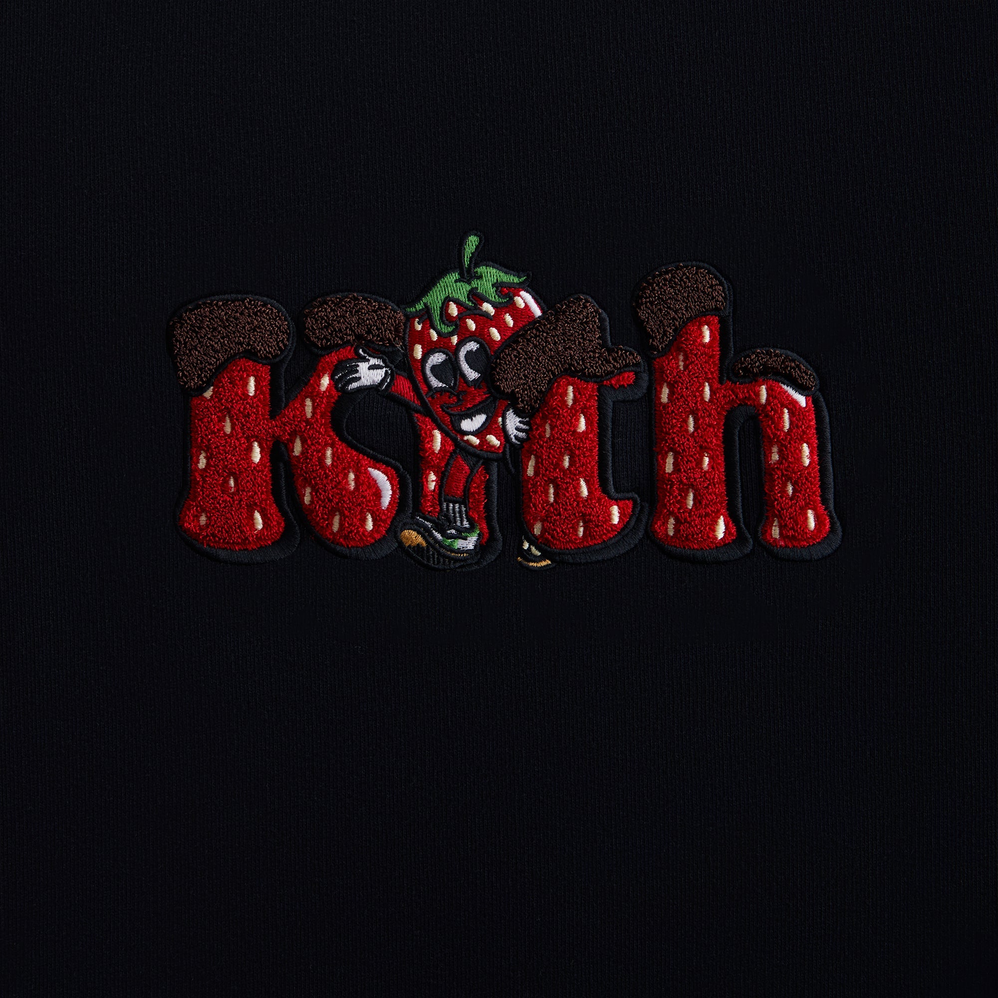 Kith Treats Strawberry Nelson Crewneck - Black | Kith Black
