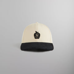 Kith Two Tone Suede Brim Aaron Classic Cap - Black | Kith Black
