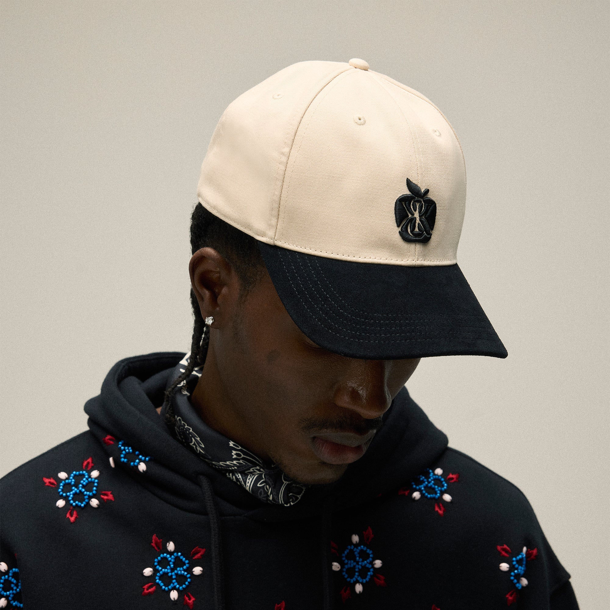 Kith Two Tone Suede Brim Aaron Classic Cap - Black | Kith Black