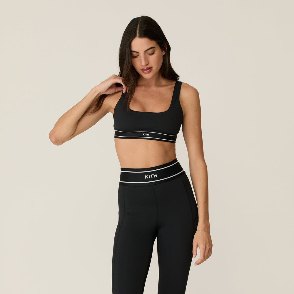 Kith Women Elle U-Neck Active Bra - Black | Kith Black