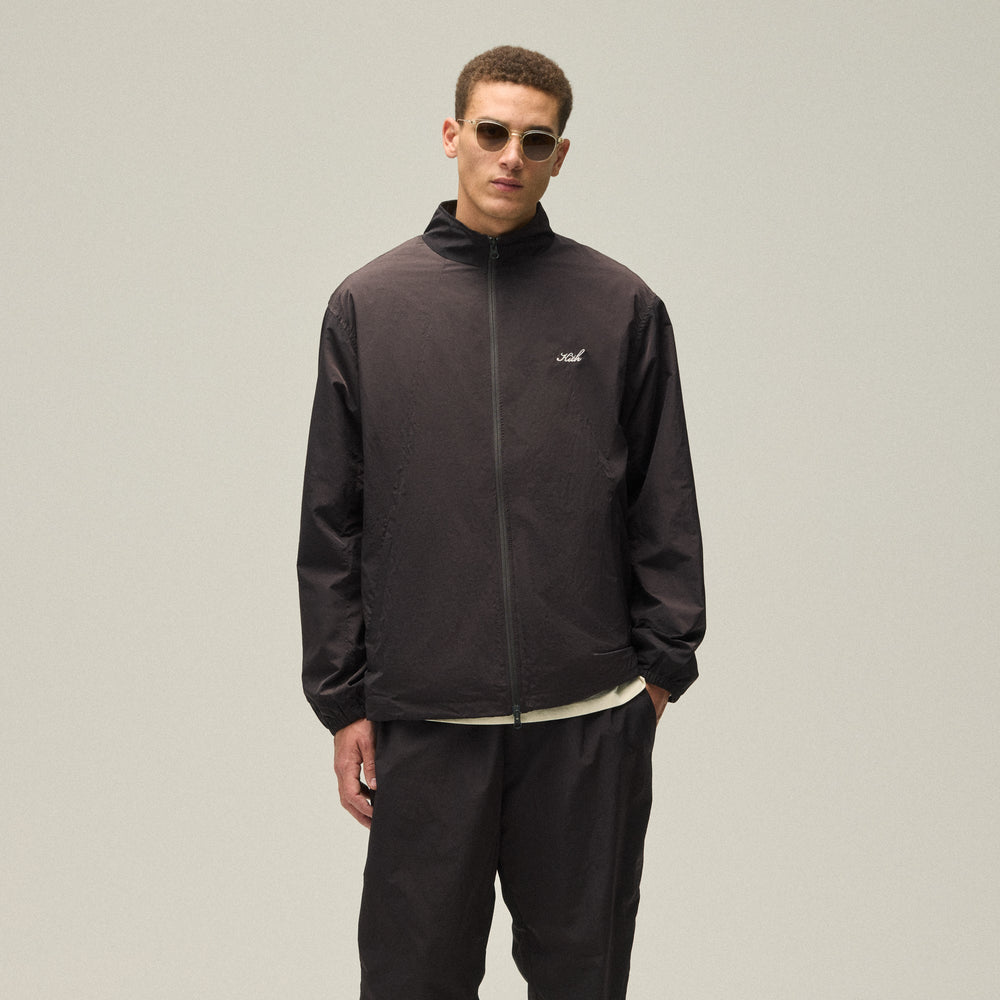 Kith Wrinkle Nylon Windsor Panelled Track Jacket - Kindling | Kith Kindling