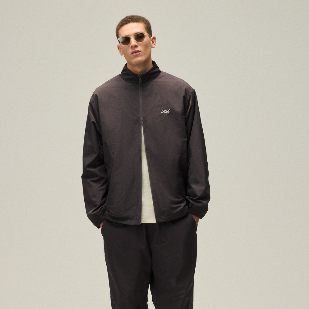 Kith Wrinkle Nylon Windsor Panelled Track Jacket - Kindling | Kith Kindling