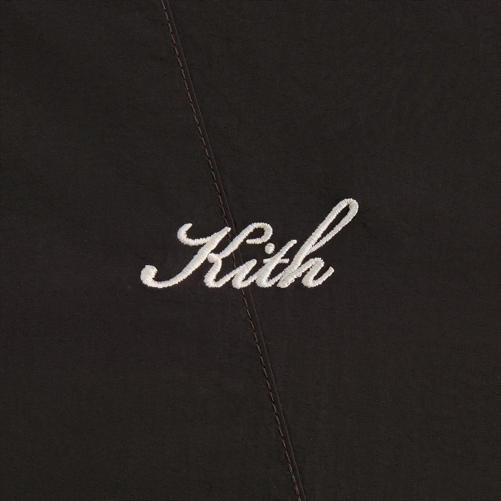 Kith Wrinkle Nylon Windsor Panelled Track Jacket - Kindling | Kith Kindling