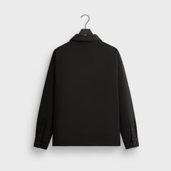 Kith Double Weave Boxy Collared Overshirt - Black | Kith Black
