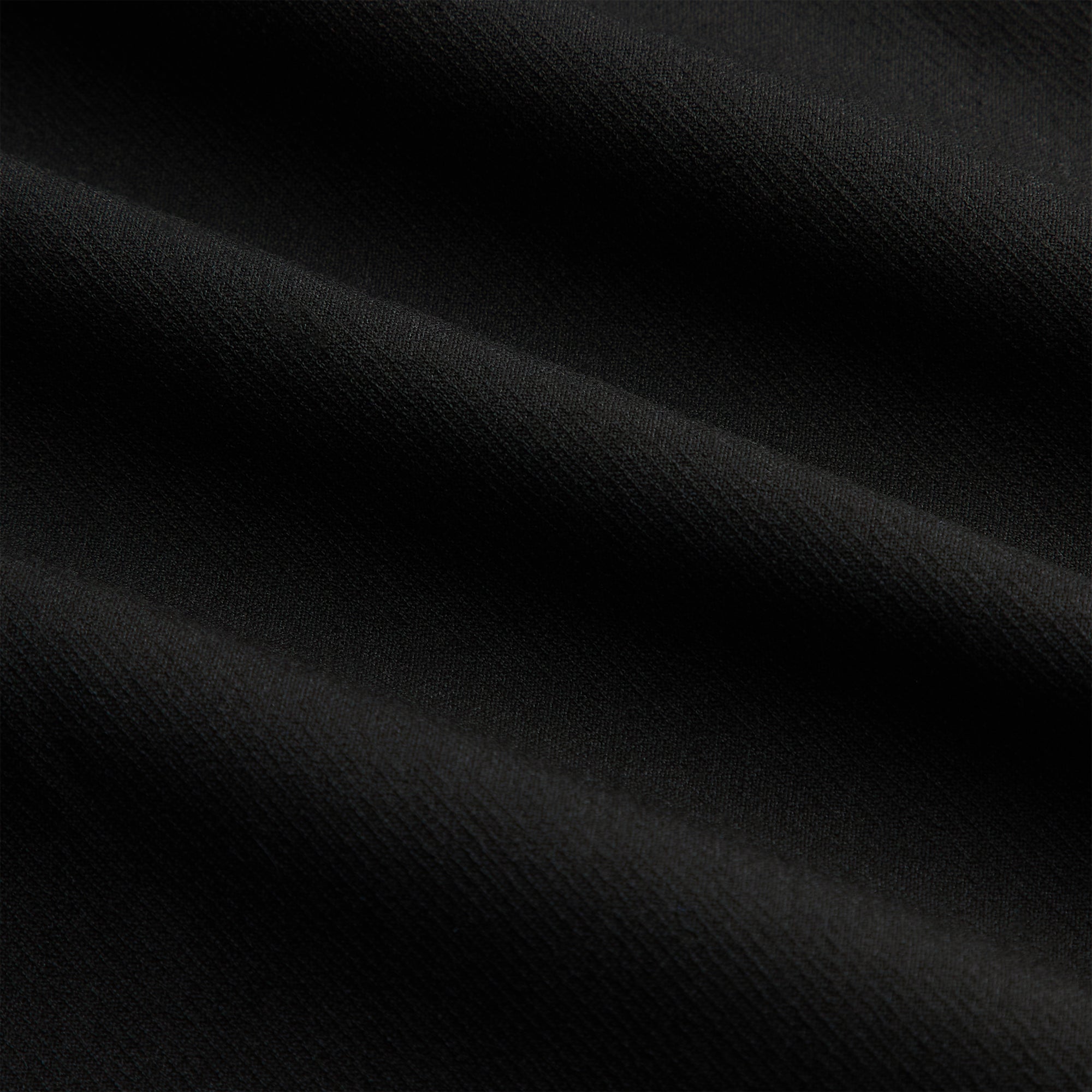 Kith Double Weave Boxy Collared Overshirt - Black | Kith Black