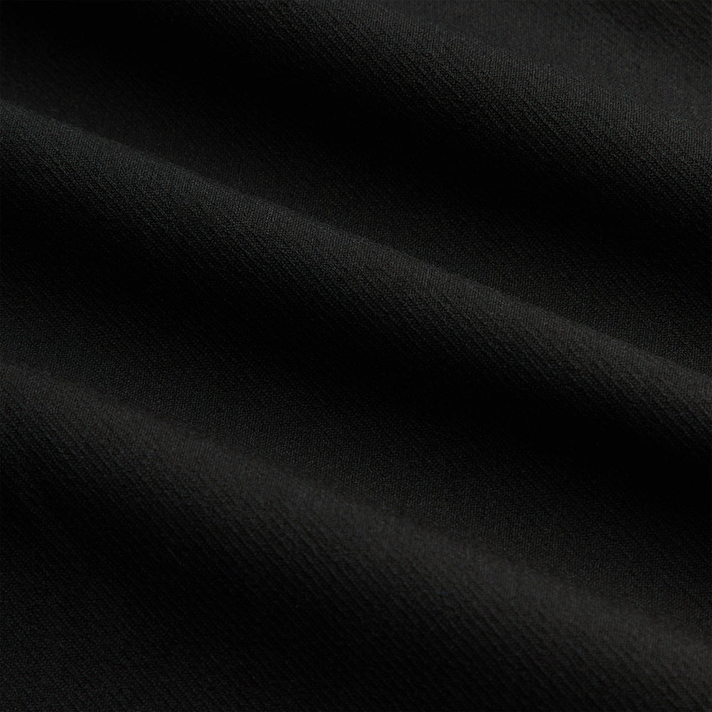 Kith Double Weave Boxy Collared Overshirt - Black | Kith Black