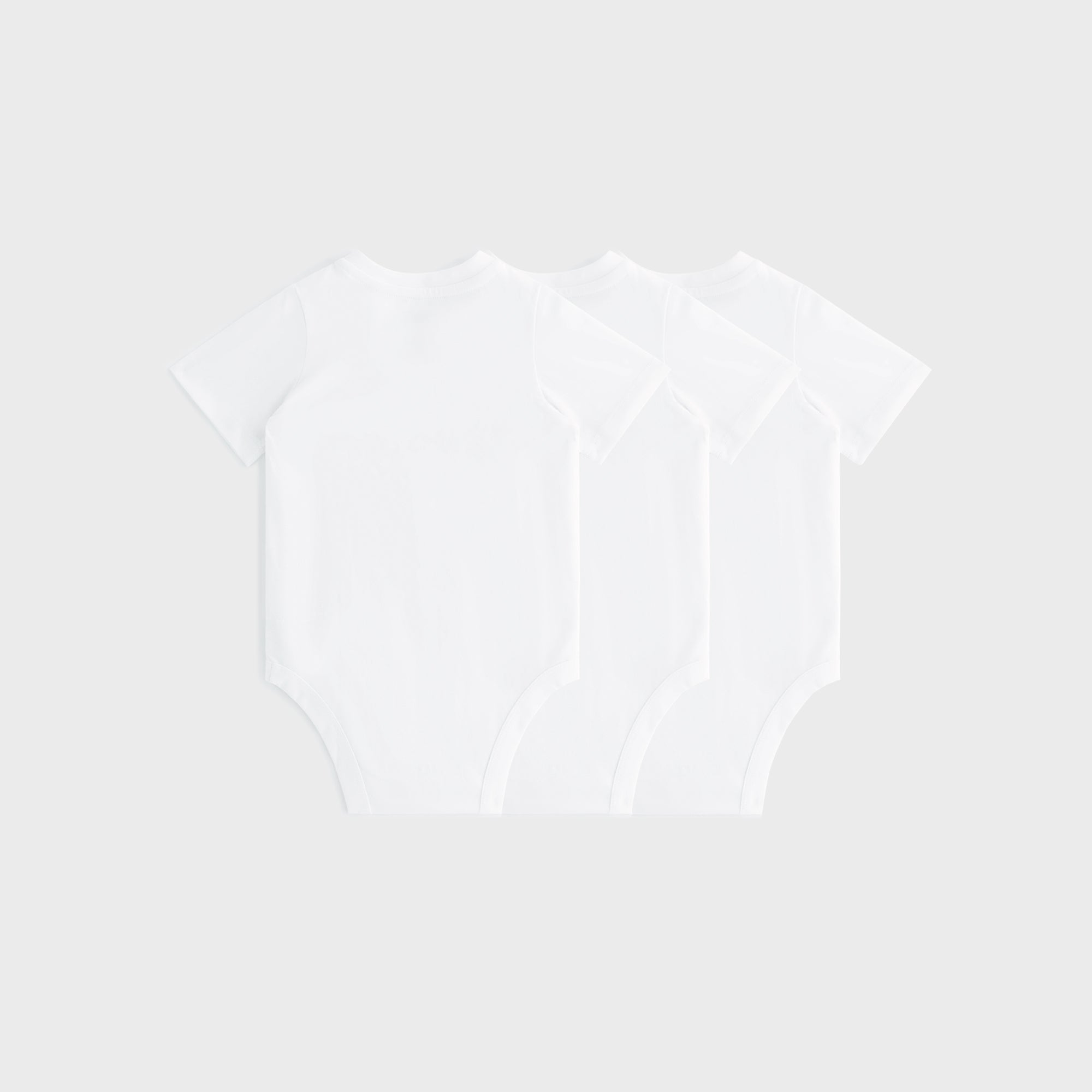 Kith Baby 3-Pack Short Sleeve Bodysuit - White | Kith White