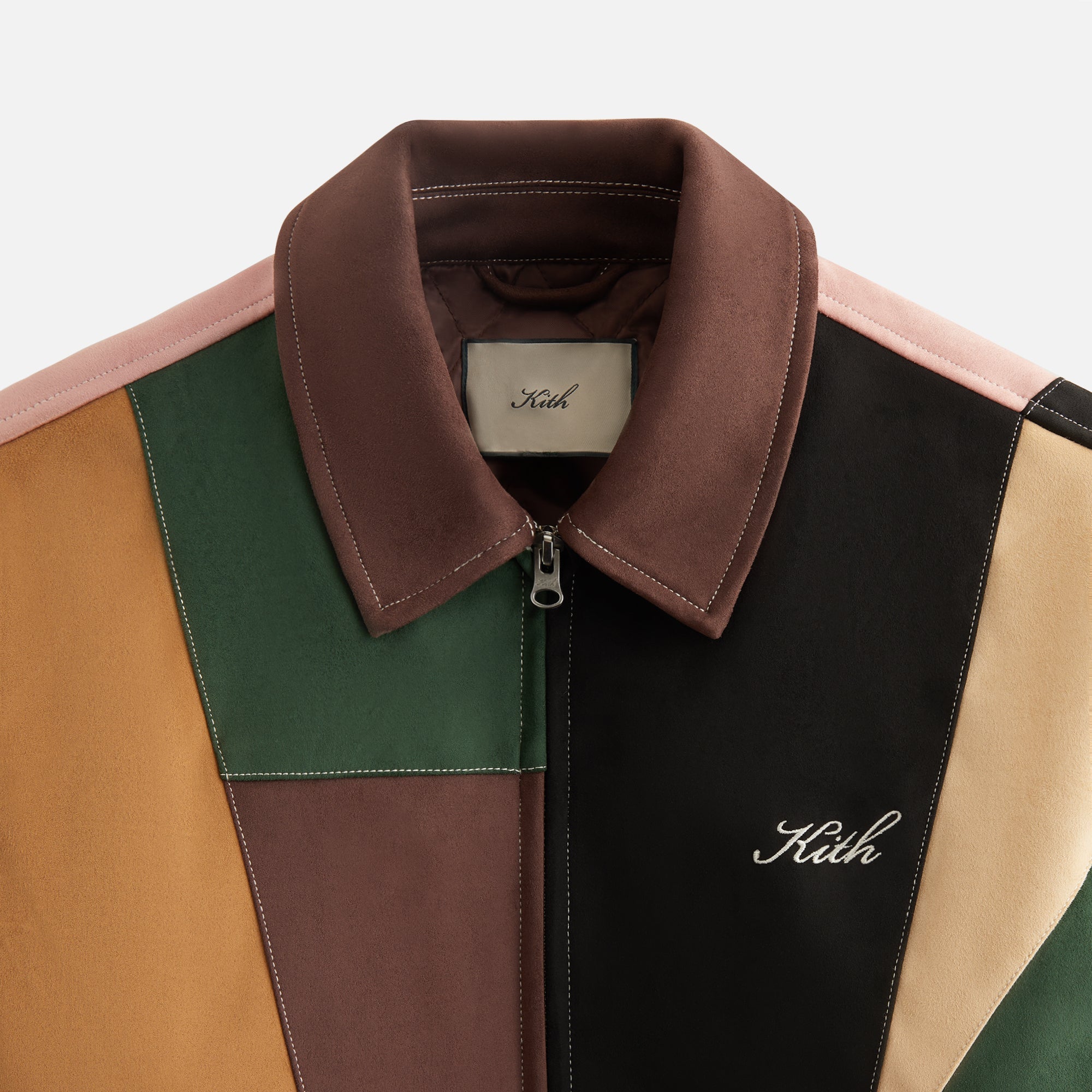 Kith Women Brisa Patchwork Bomber Jacket - Derby | Kith Derby