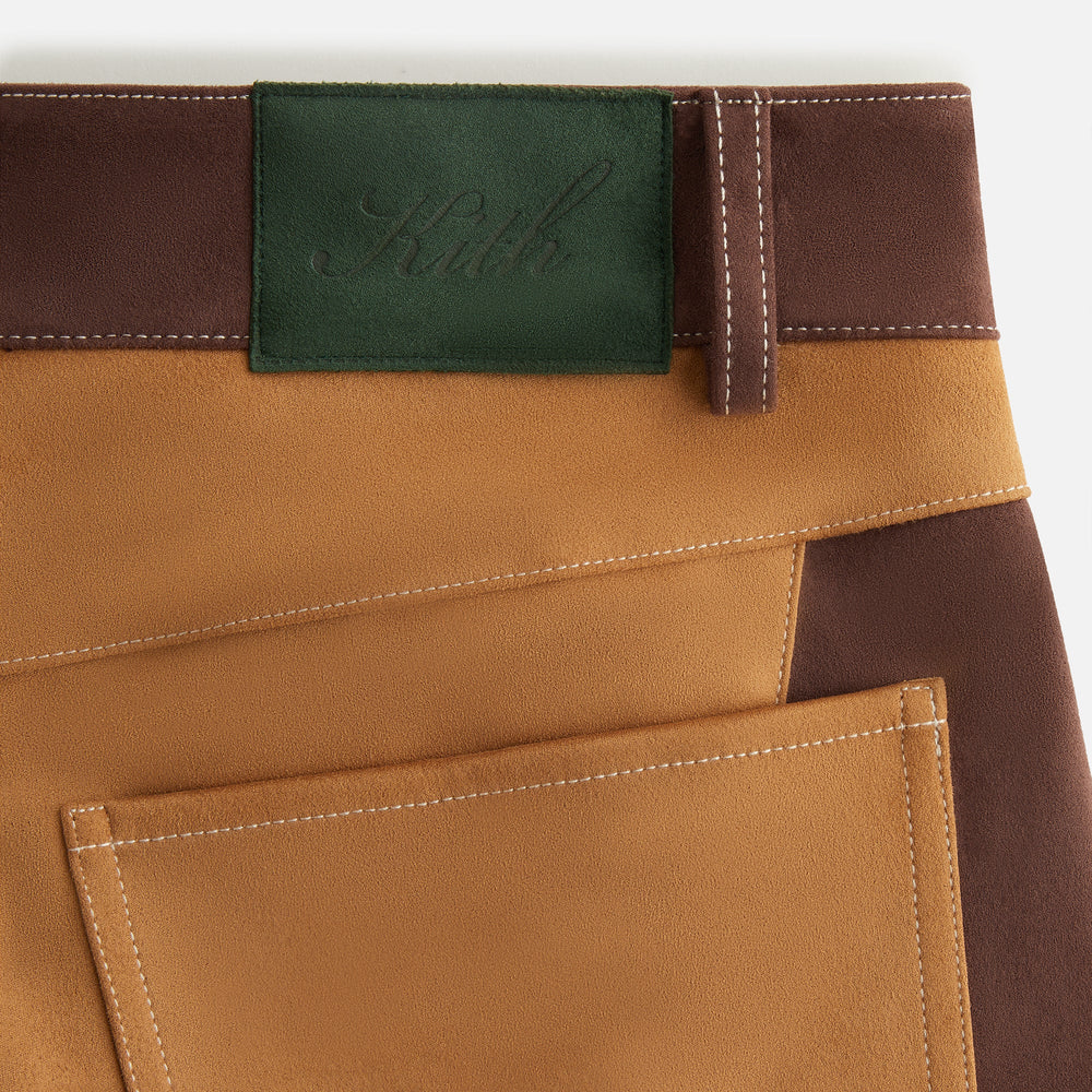 Kith Women Miren Patchwork Five Pocket Pant - Derby | Kith Derby