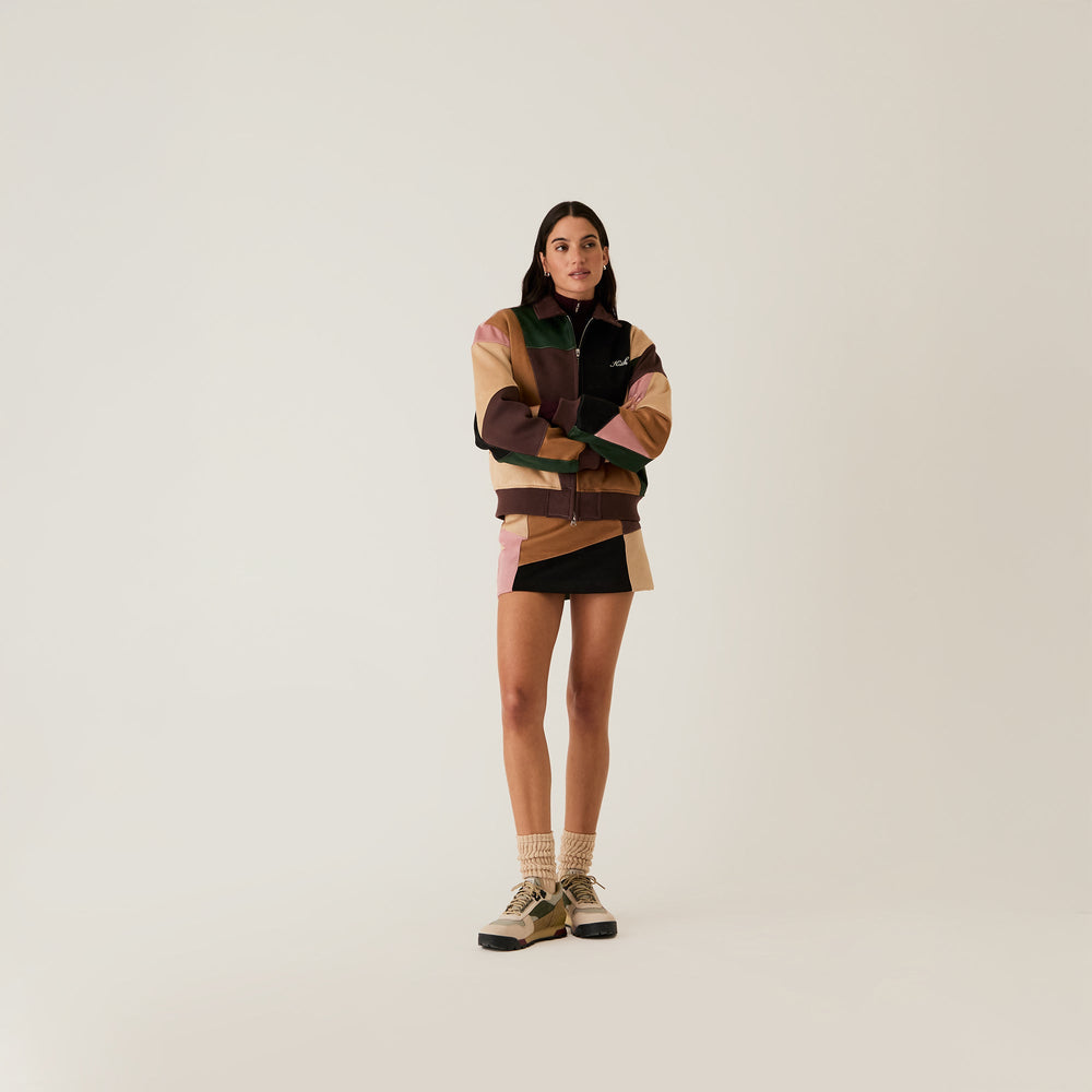 Kith Women Carmel Patchwork Micro Skirt - Derby | Kith Derby