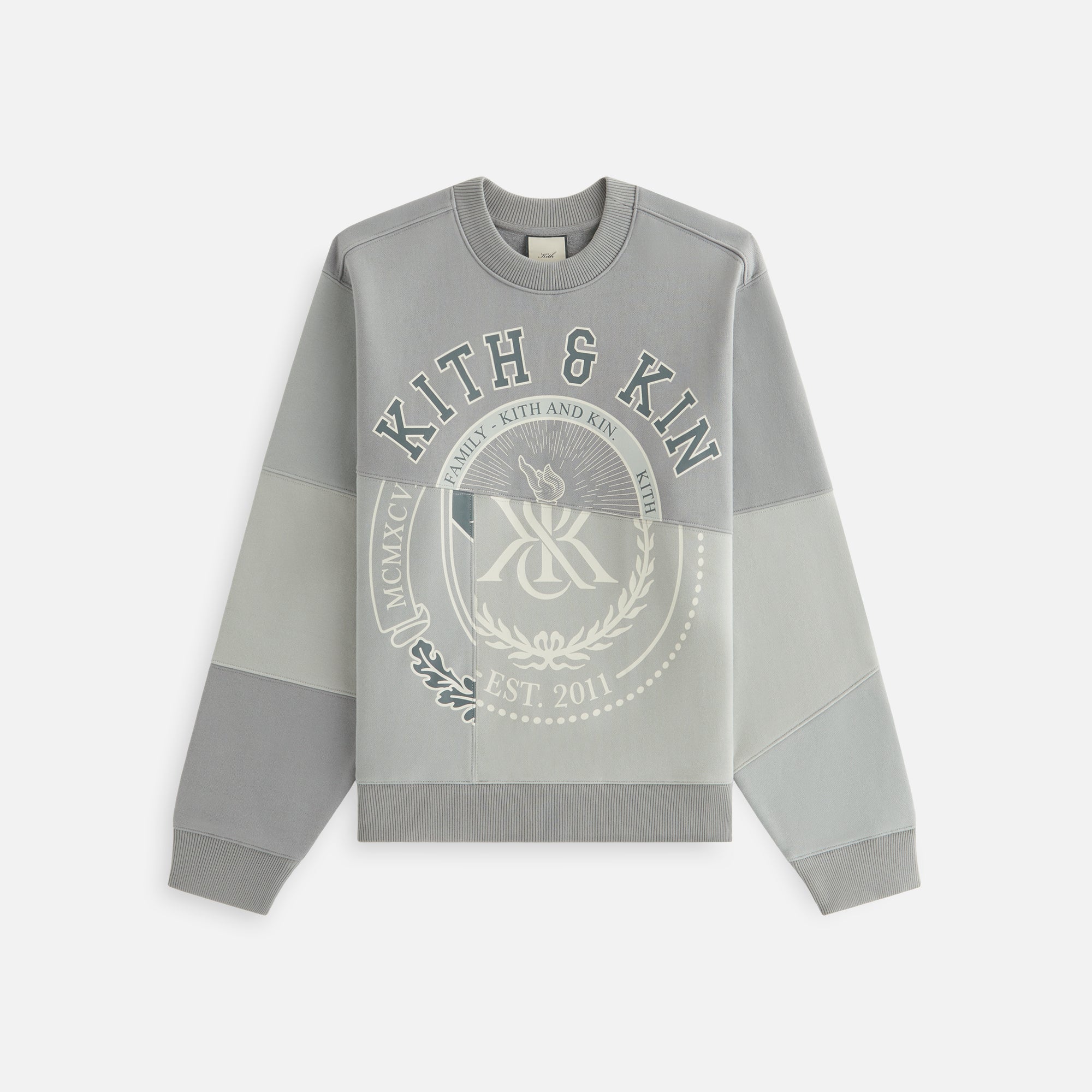Kith Women Ashwin Patchwork Crewneck - Statue | Kith Statue