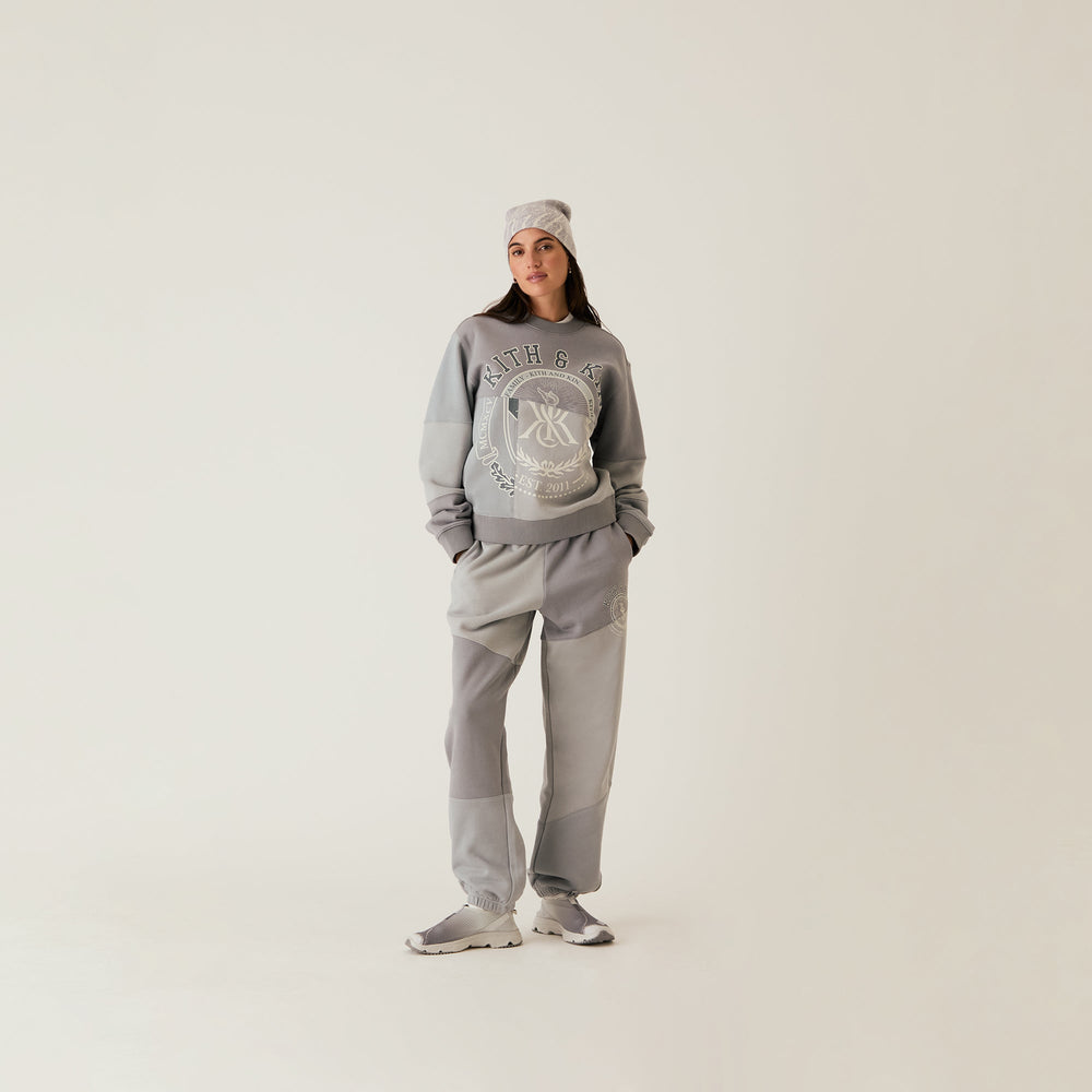 Kith Women Chelsea III Patchwork Sweatpant - Statue | Kith Statue