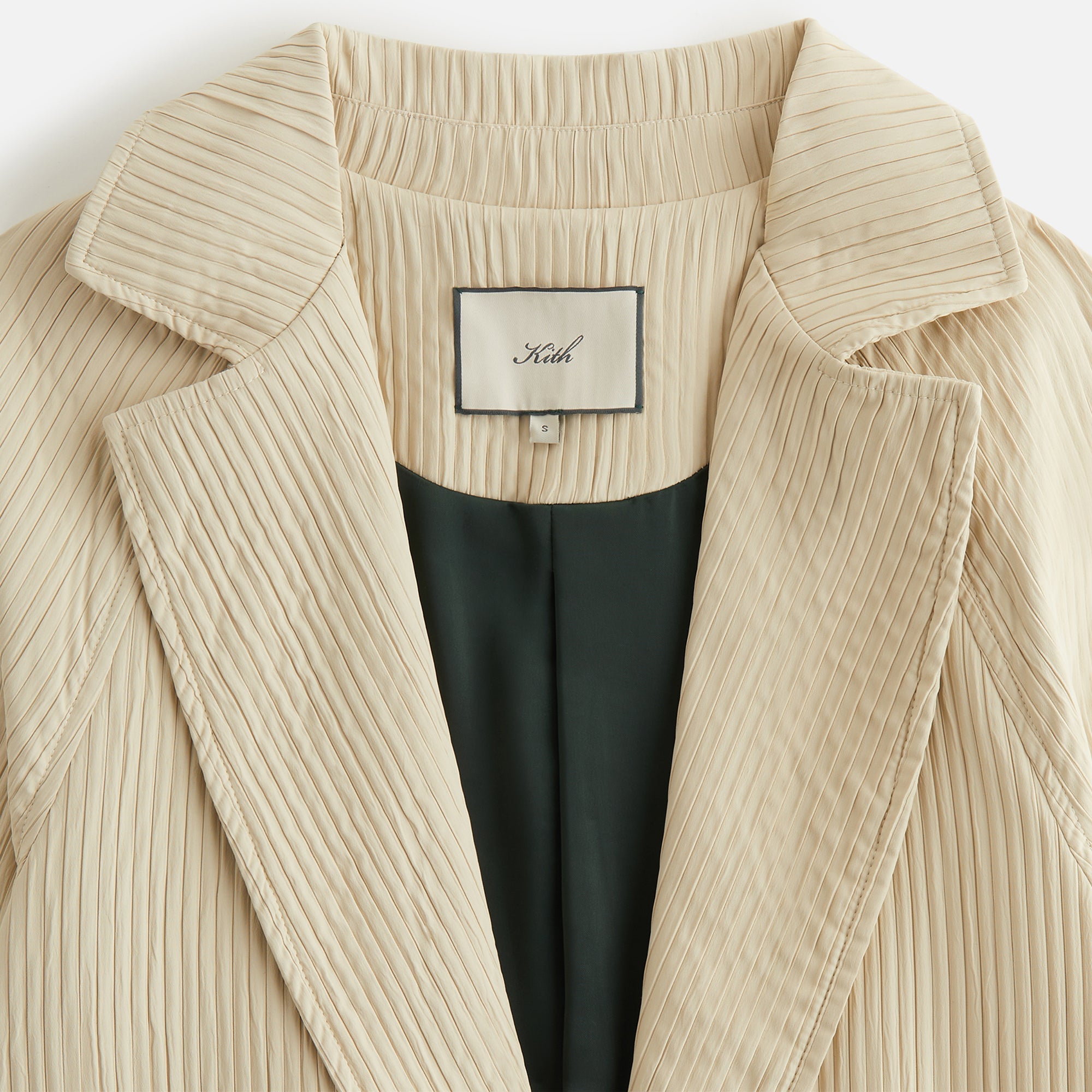 Kith Women Rory Pleated Coat - Oxide | Kith Oxide