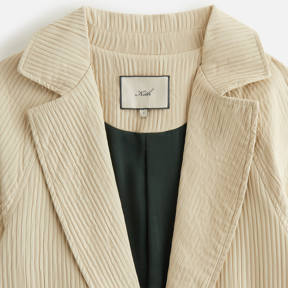 Kith Women Rory Pleated Coat - Oxide | Kith Oxide