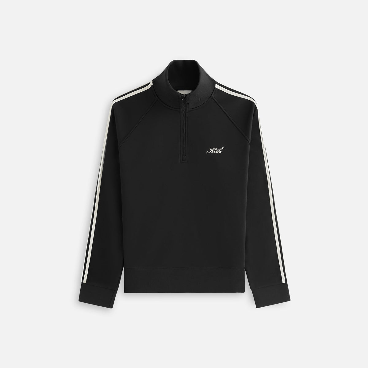 Kith Women Everly Tricot Track Quarter Zip - Black | Kith Black