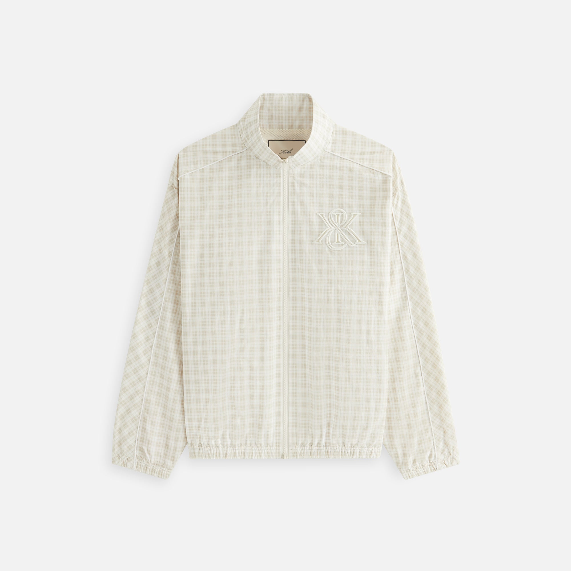 Kith Women Azariah Check Track Jacket- White | Kith
