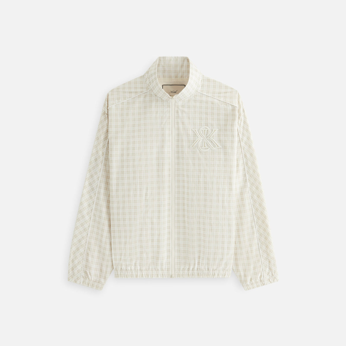 Kith Women Azariah Check Track Jacket- White | Kith