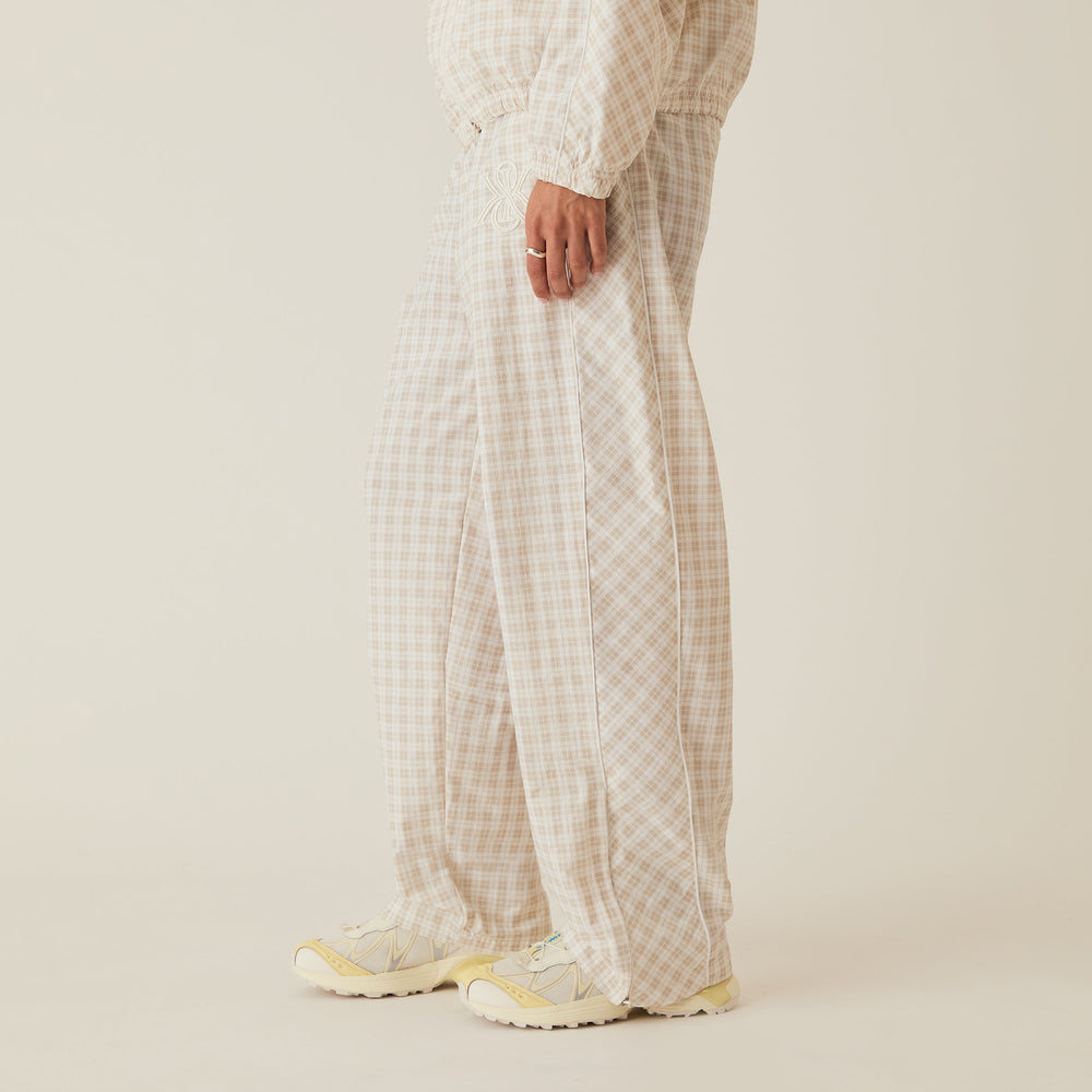 Kith Women Azariah Check Track Pant - White | Kith White