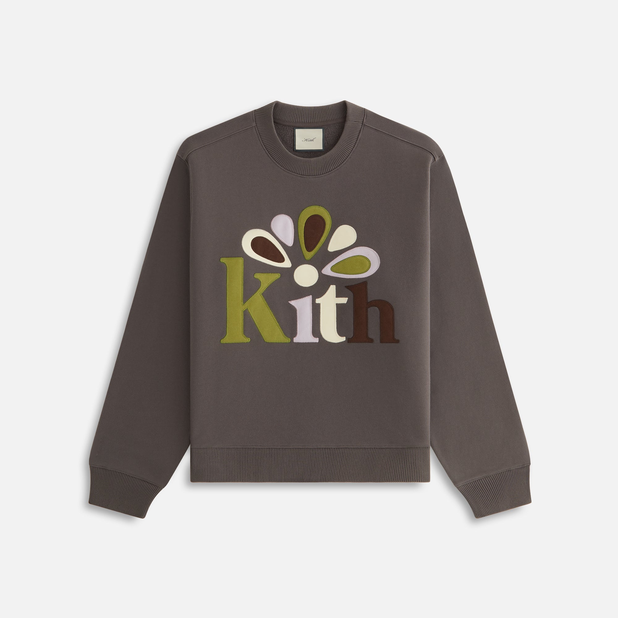 Kith Women Ashwin Applique Crewneck - Hematite | Kith Hematite