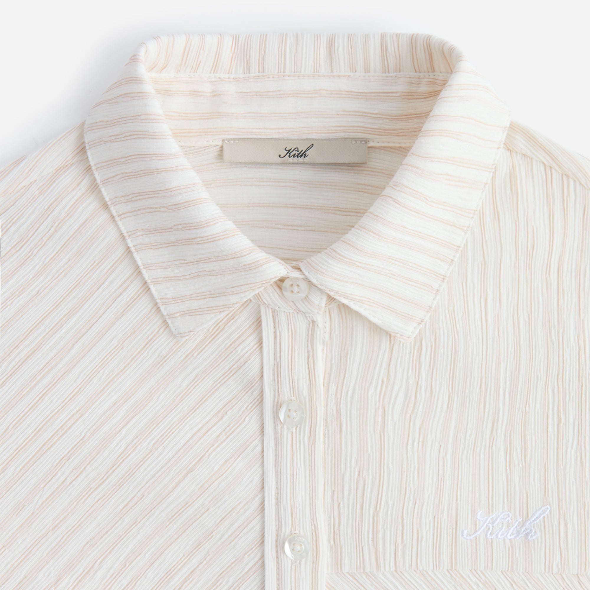 Kith Women Ella Patchwork Fitted Shirt - Oxide | Kith Oxide
