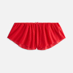Kith Women Mesh Tap Shorty - Cherry Bomb | Kith Cherry Bomb