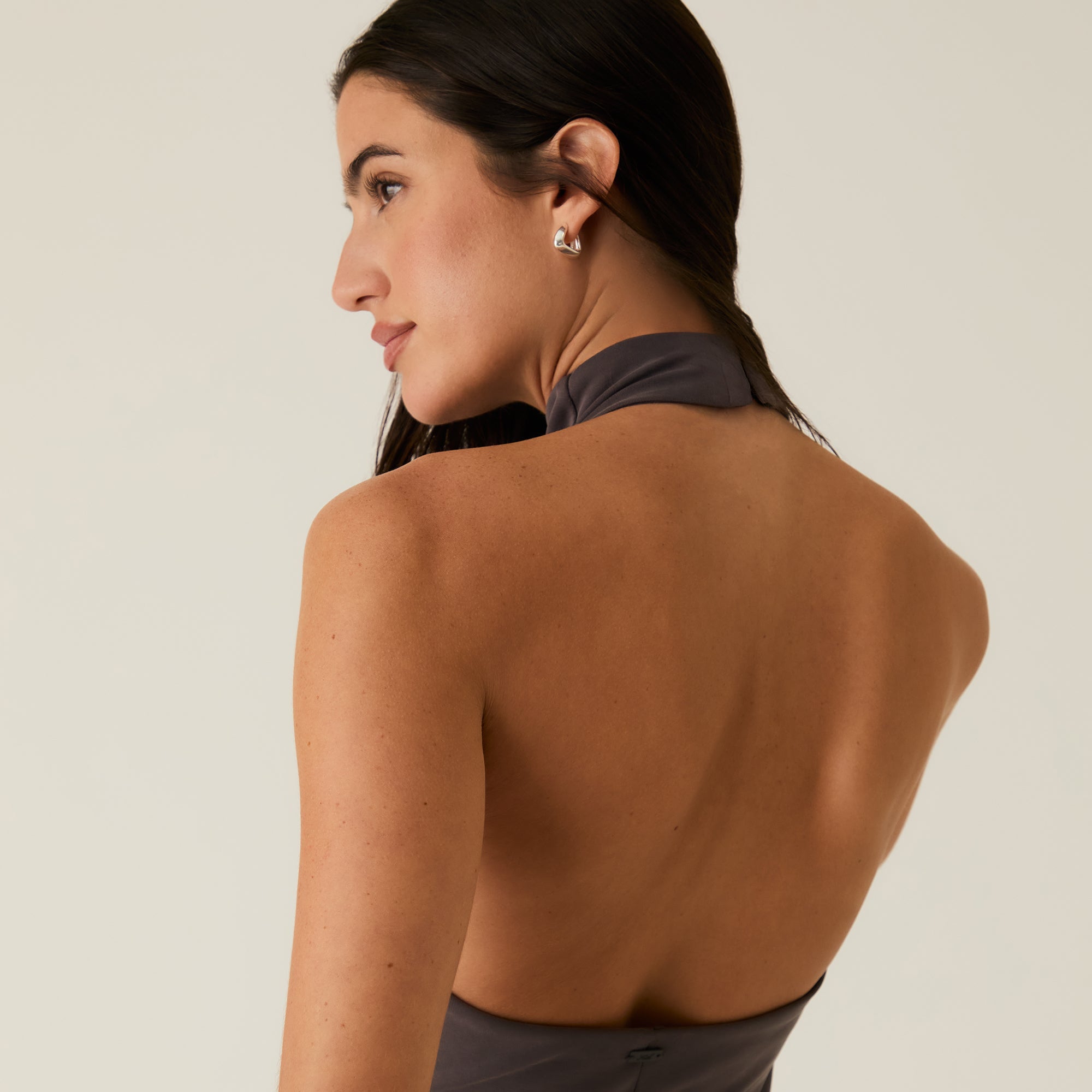 Kith Women Harley Halter Maxi Dress - Hematite | Kith Hematite