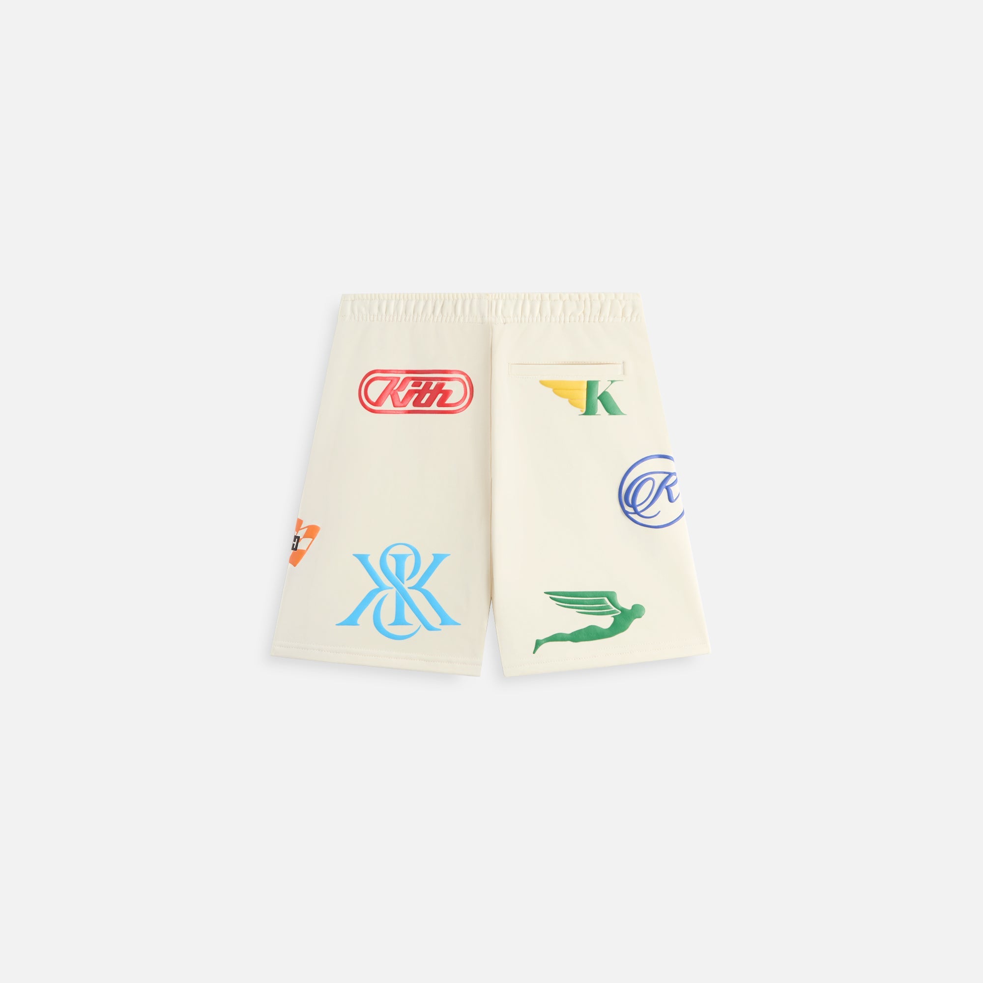 Kith Kids Logo Nelson Short - Sandrift | Kith Sandrift