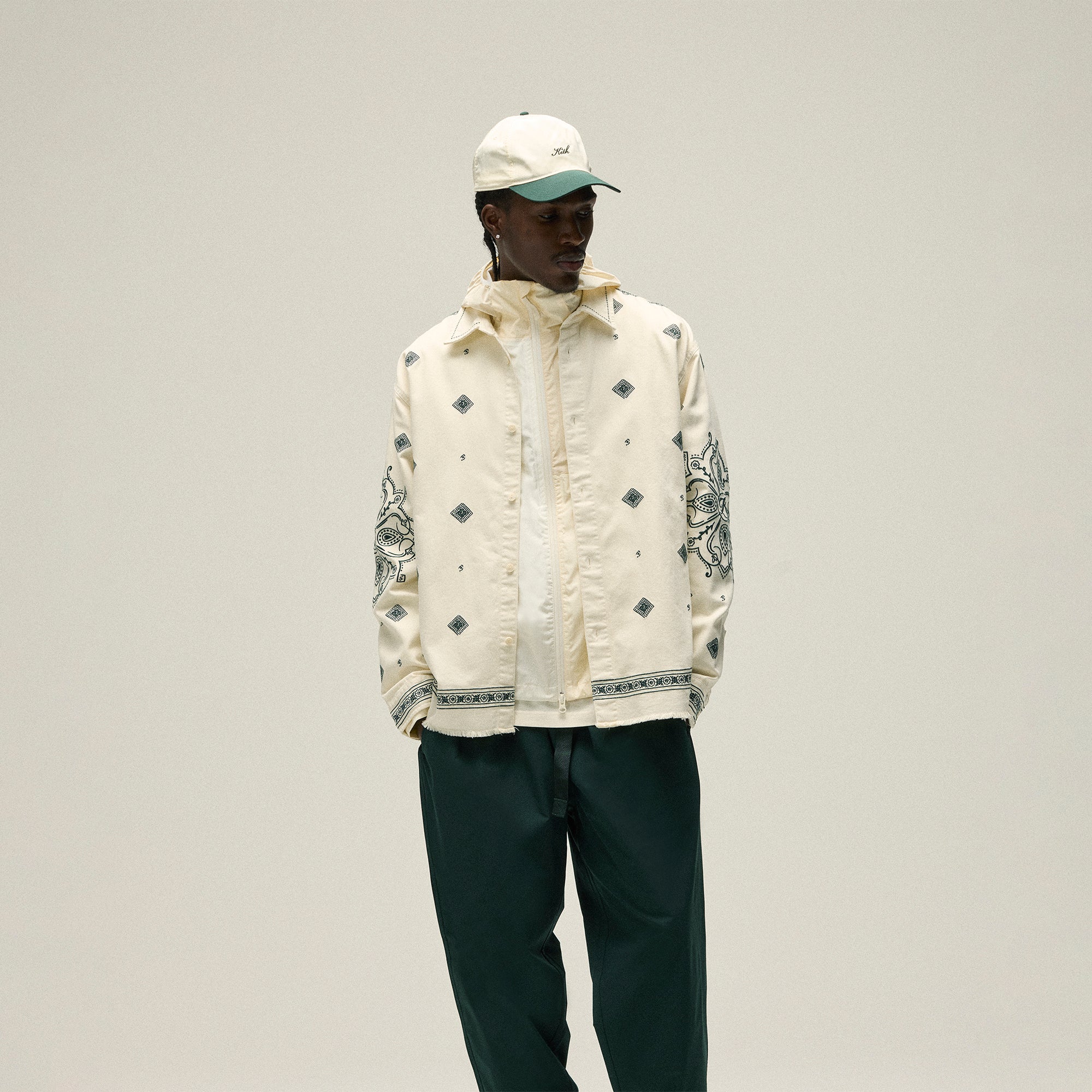 Kith Raw Hem Denim Apollo Shirt - Stadium | Kith Stadium