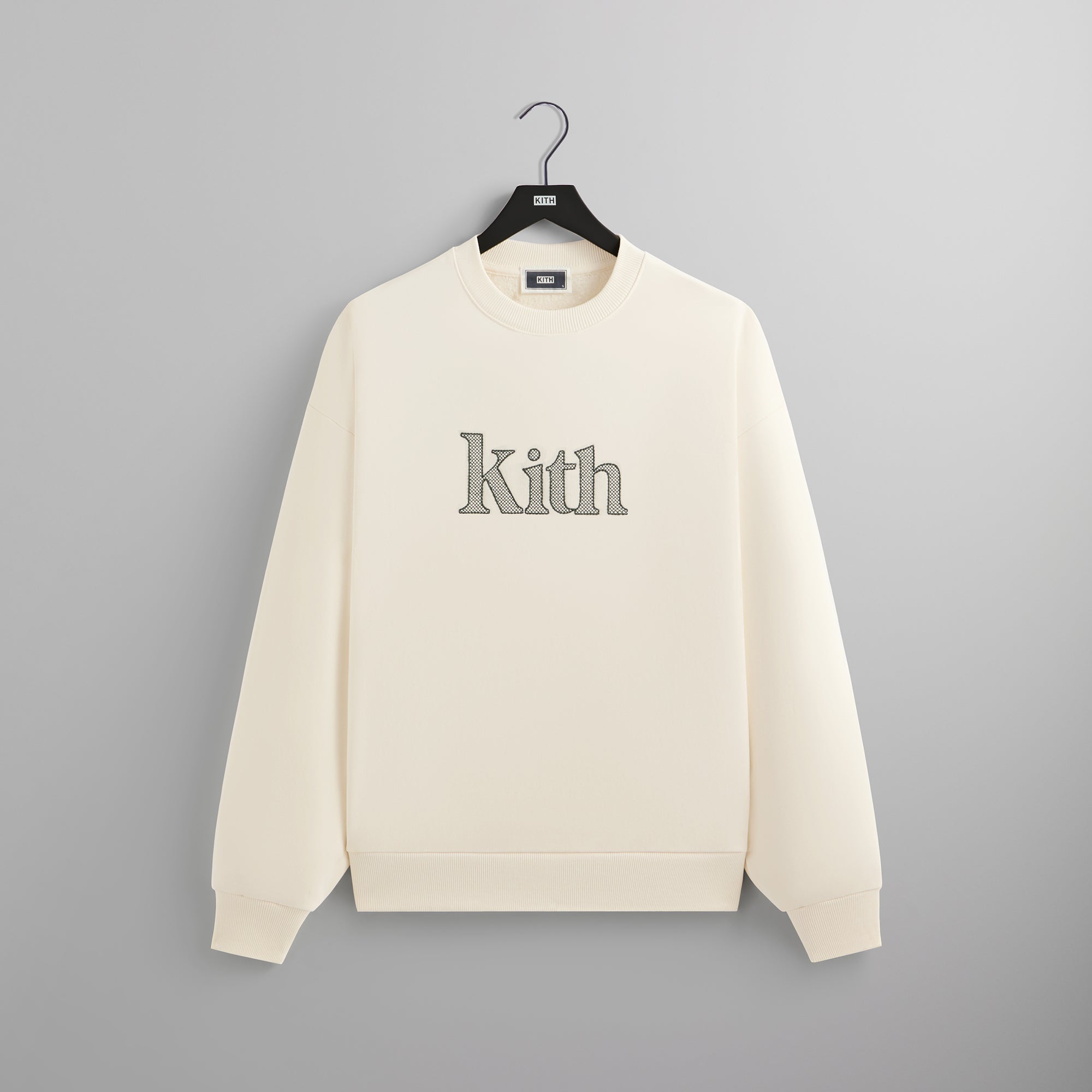 Kith Serif Nelson Crewneck - Sandrift | Kith Sandrift