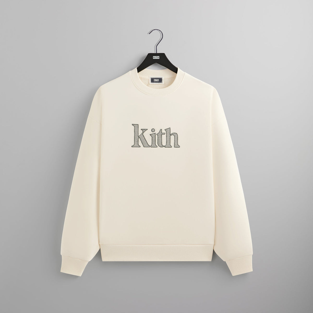 Kith Serif Nelson Crewneck - Sandrift | Kith Sandrift