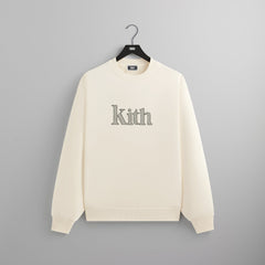 Kith Serif Nelson Crewneck - Sandrift | Kith Sandrift