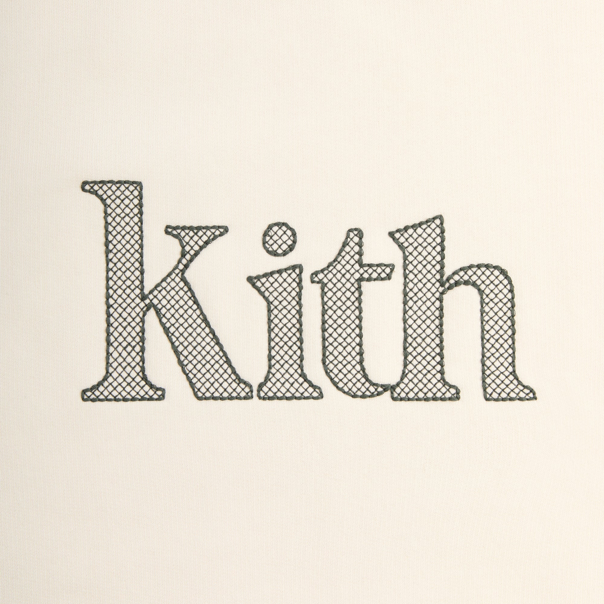 Kith Serif Nelson Crewneck - Sandrift | Kith Sandrift