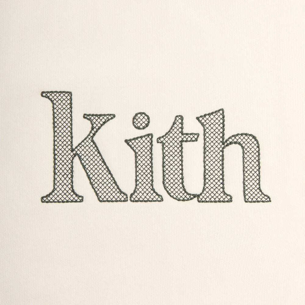 Kith Serif Nelson Crewneck - Sandrift | Kith Sandrift
