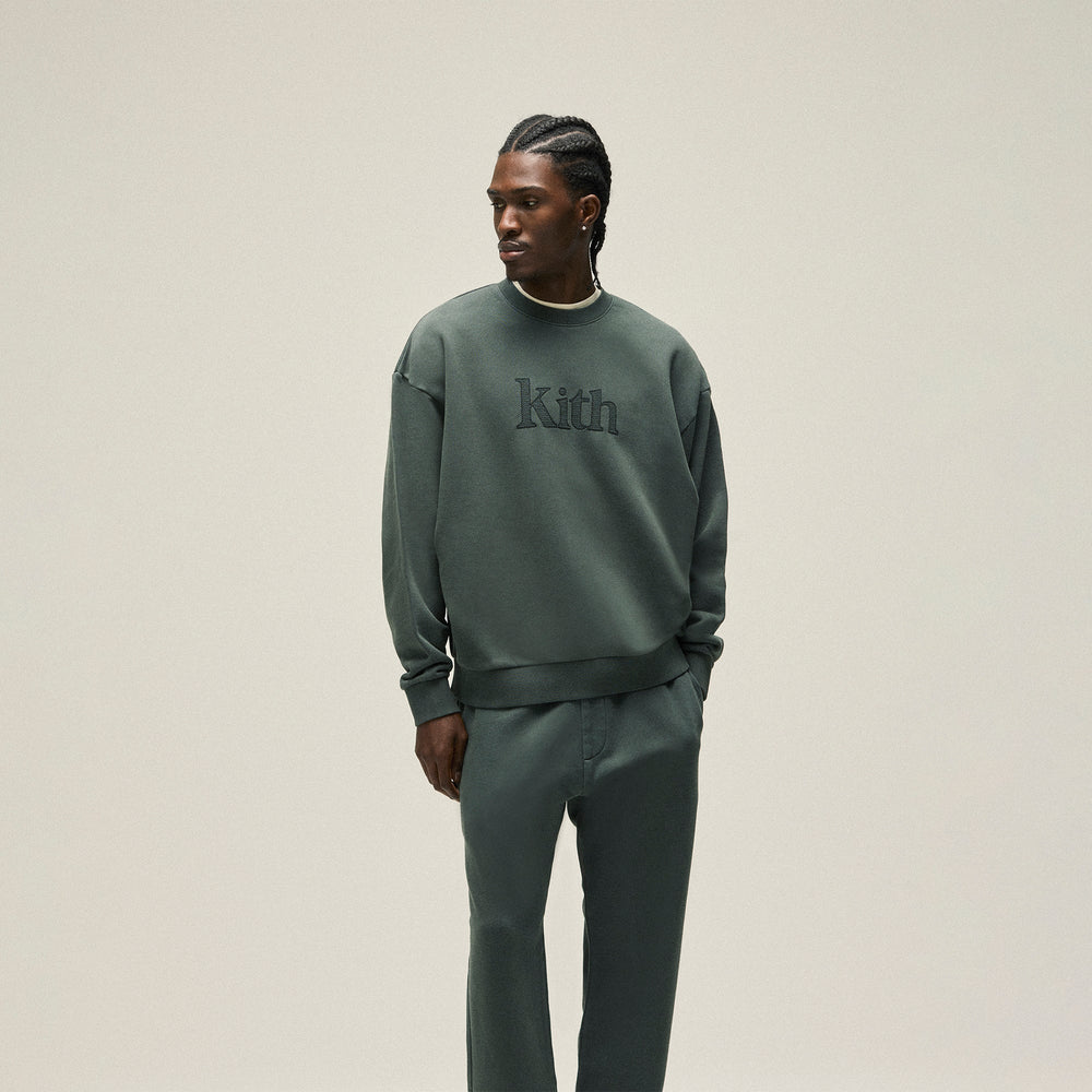 Kith Serif Nelson Crewneck - Machine | Kith Machine