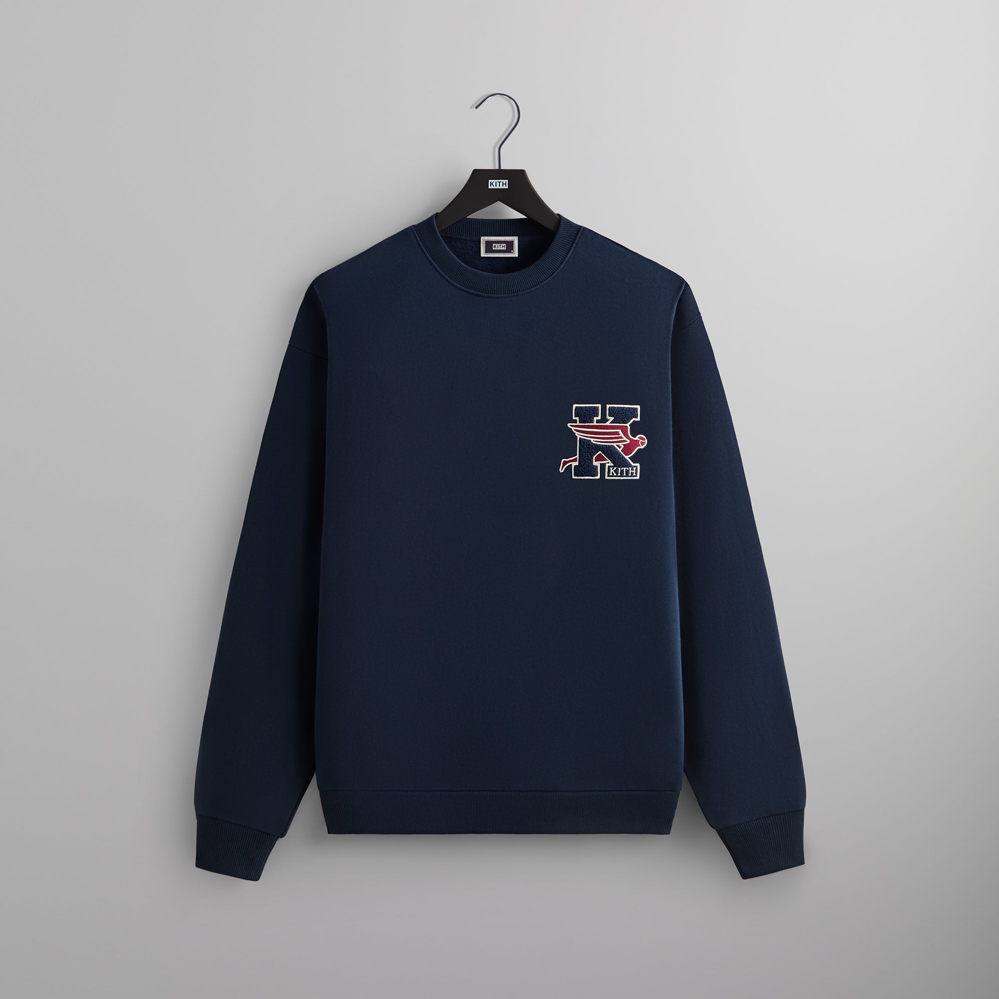 Kith Flight Logo Nelson Crewneck - Nocturnal | Kith Nocturnal