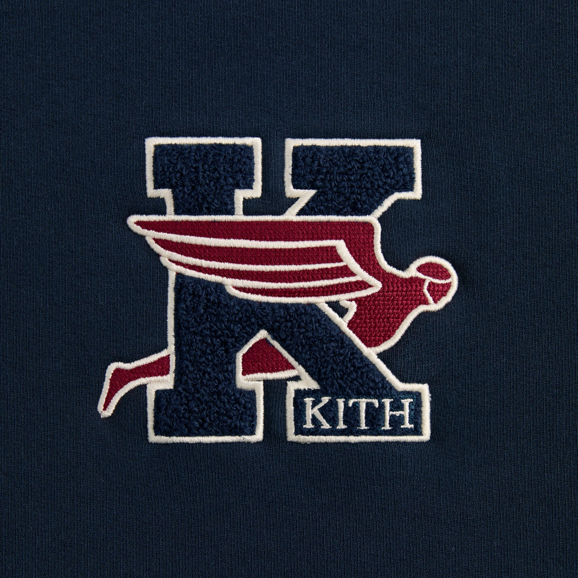 Kith Flight Logo Nelson Crewneck - Nocturnal | Kith Nocturnal