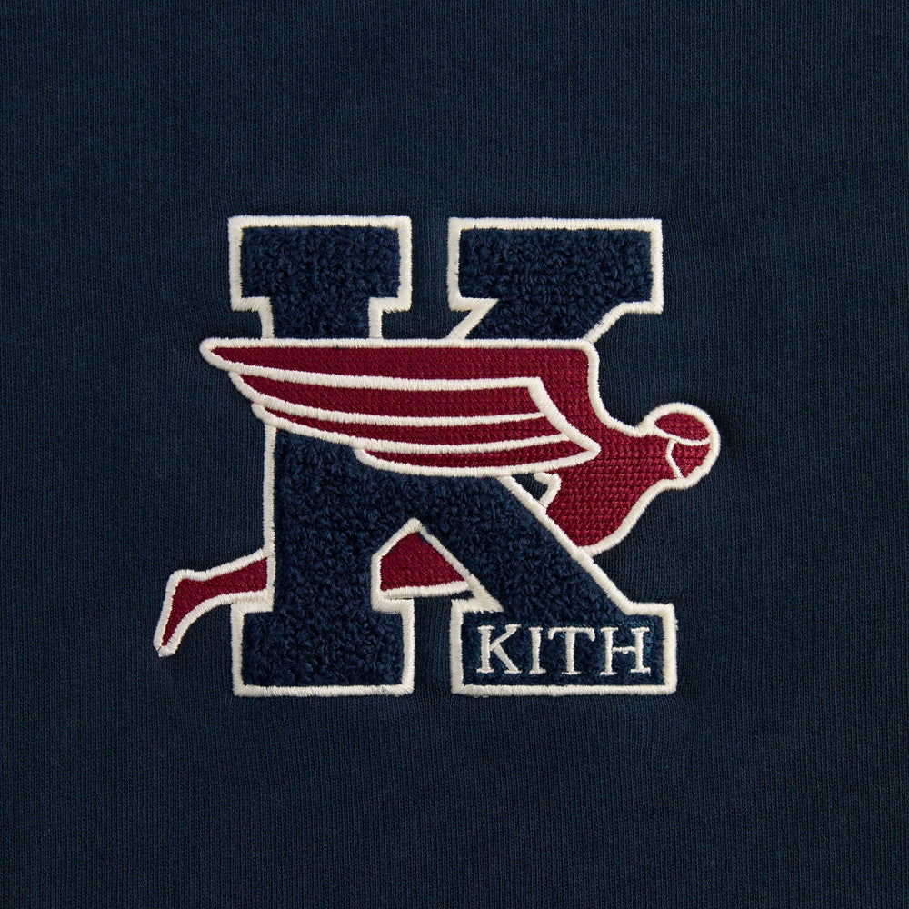 Kith Flight Logo Nelson Crewneck - Nocturnal | Kith Nocturnal