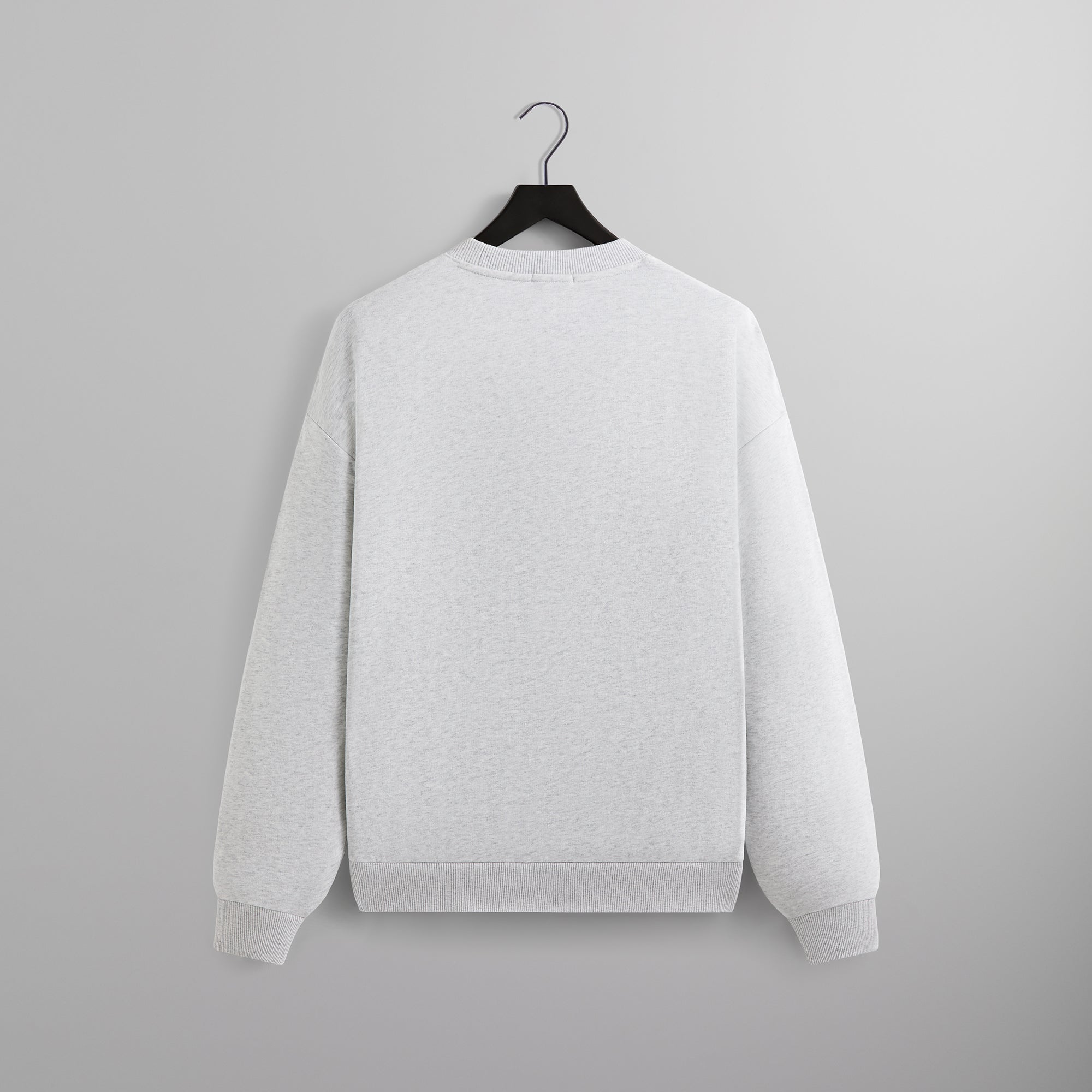 Kith Flight Logo Nelson Crewneck - Light Heather Grey | Kith Light Heather Grey