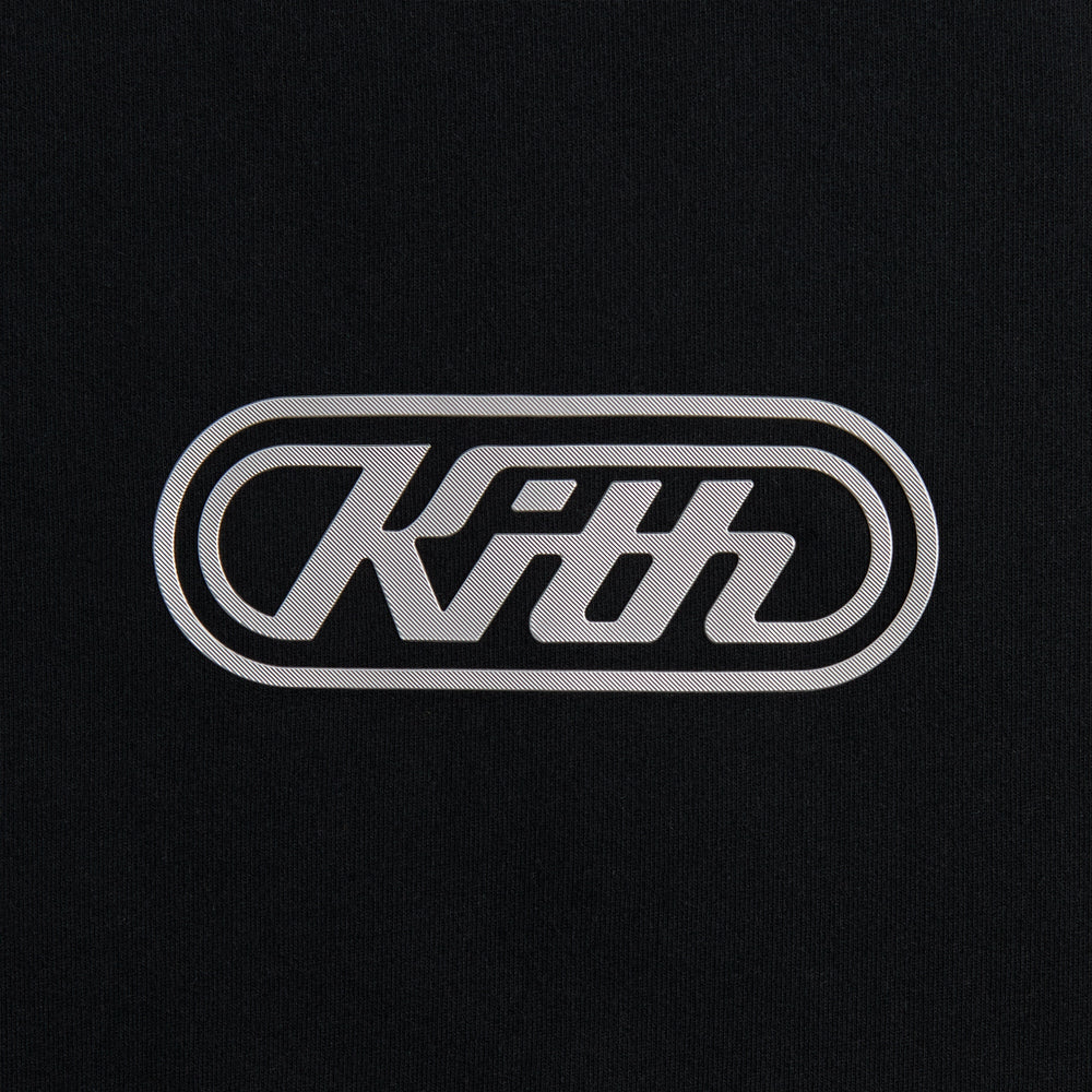 Kith Vortex Logo Nelson Crewneck - Black | Kith Black