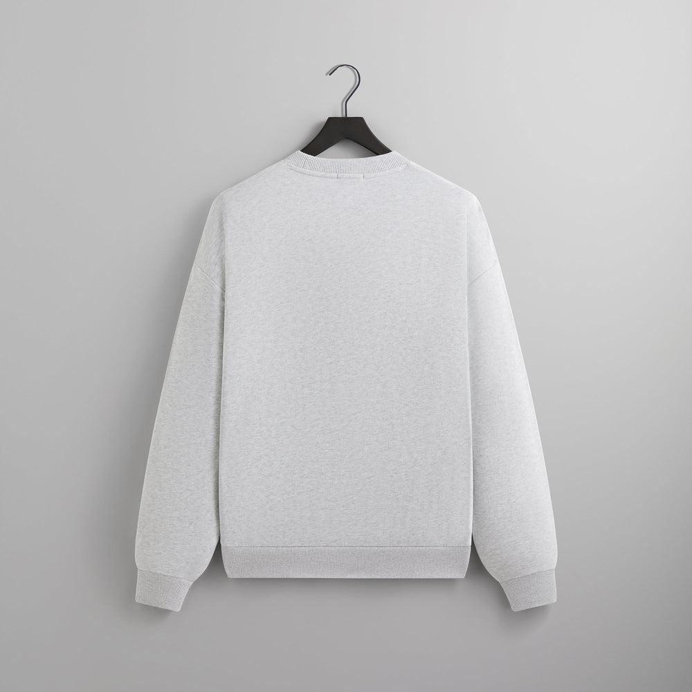 Kith Serif Applique Nelson Crewneck - Light Heather Grey | Kith Light Heather Grey