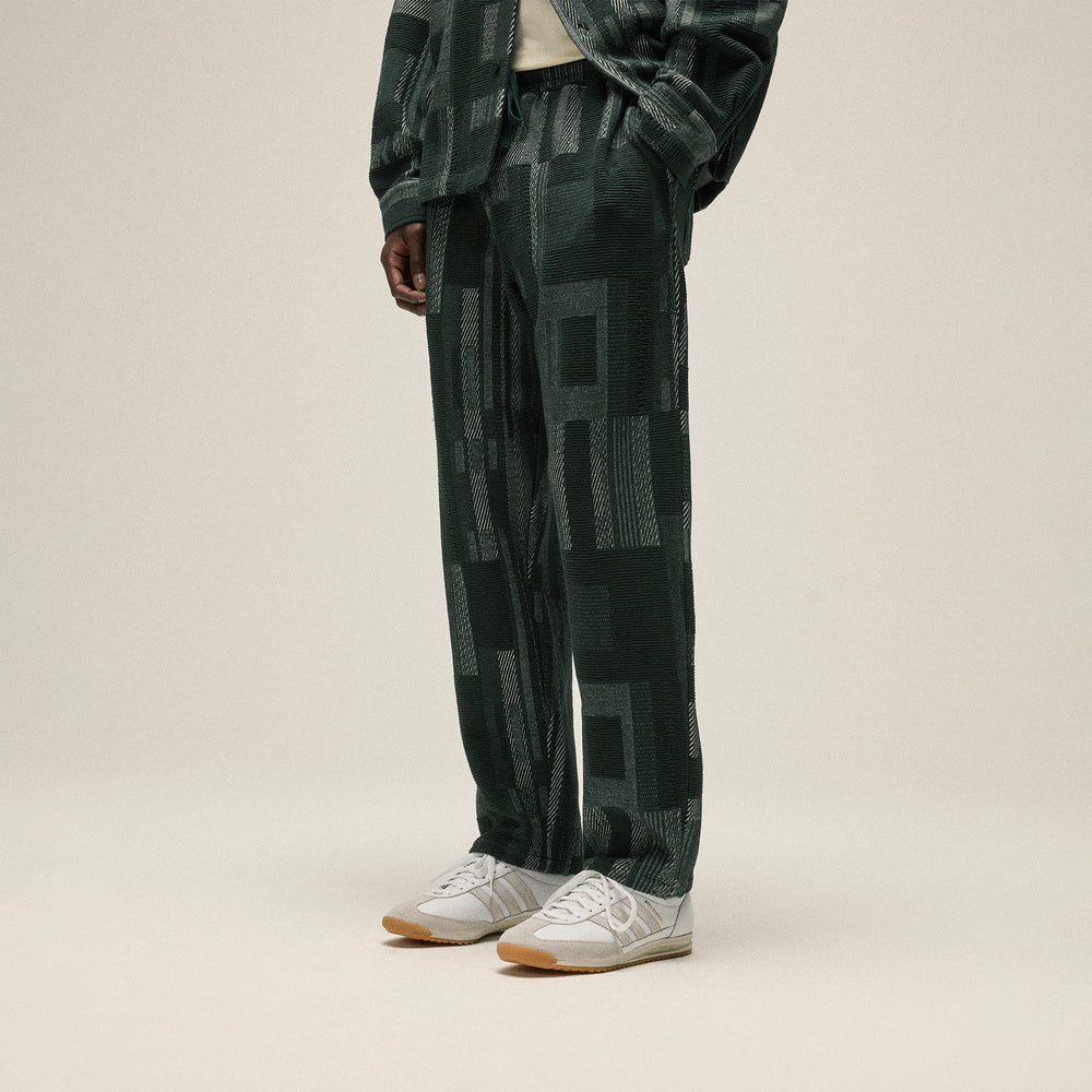 Kith Geometric Knit Elmhurst Pant - Stadium | Kith Stadium