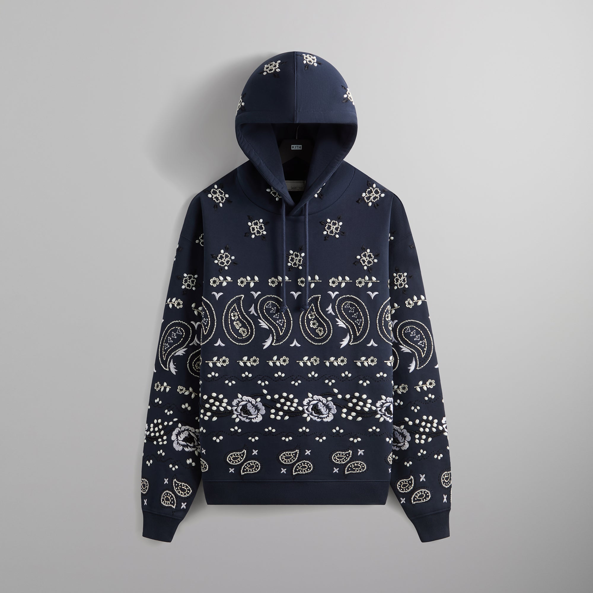 &Kin Paisley Floral Williams III Hoodie - Nocturnal | Kith Nocturnal
