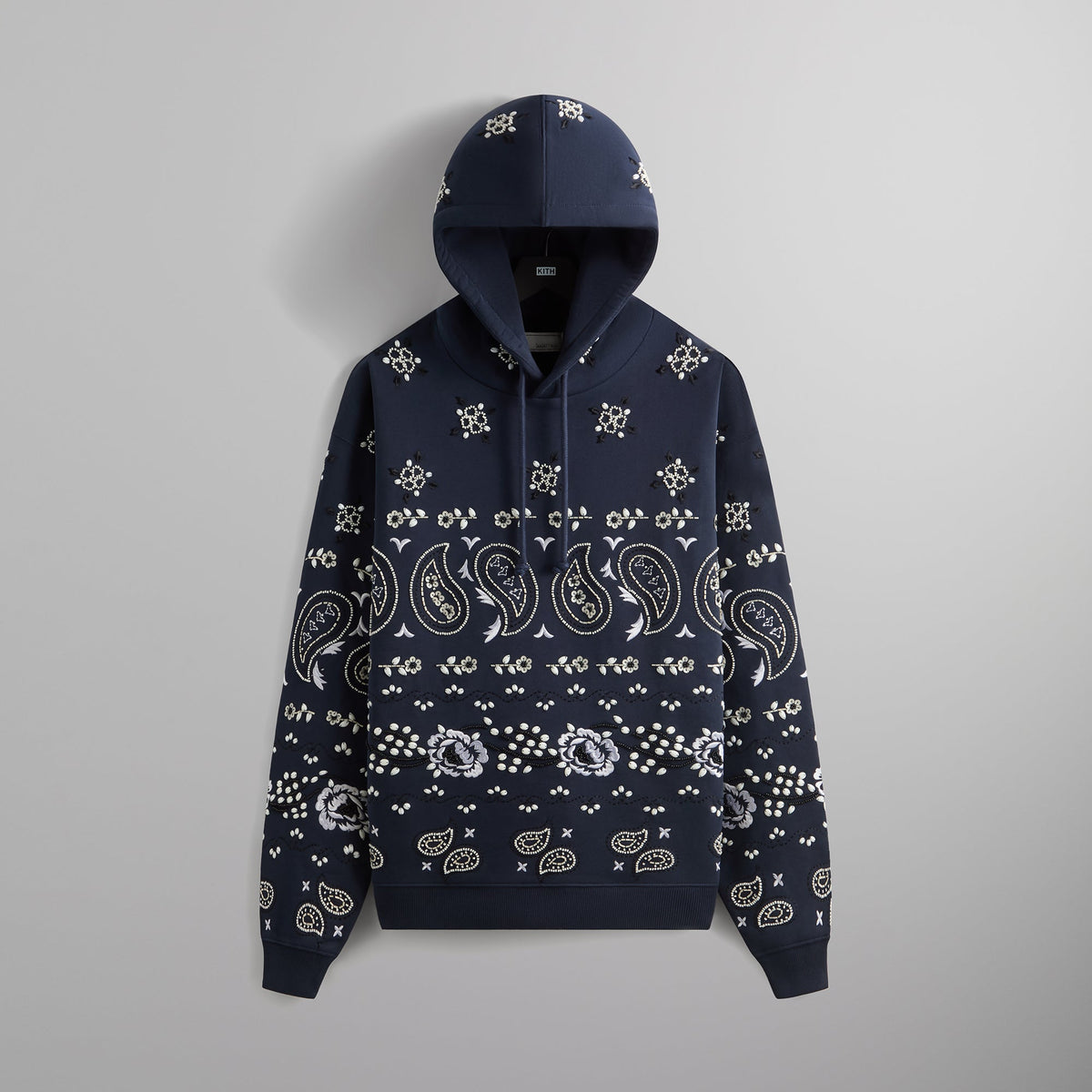 &Kin Paisley Floral Williams III Hoodie - Nocturnal | Kith Nocturnal