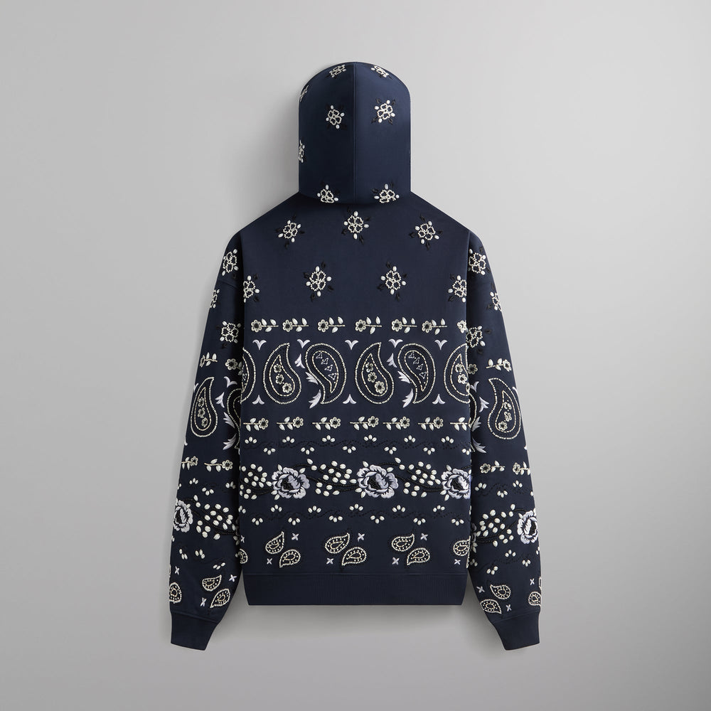 &Kin Paisley Floral Williams III Hoodie - Nocturnal | Kith Nocturnal