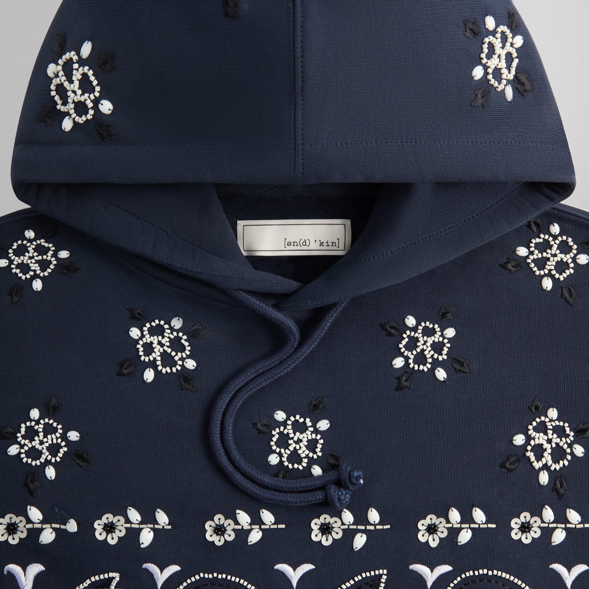 &Kin Paisley Floral Williams III Hoodie - Nocturnal | Kith Nocturnal