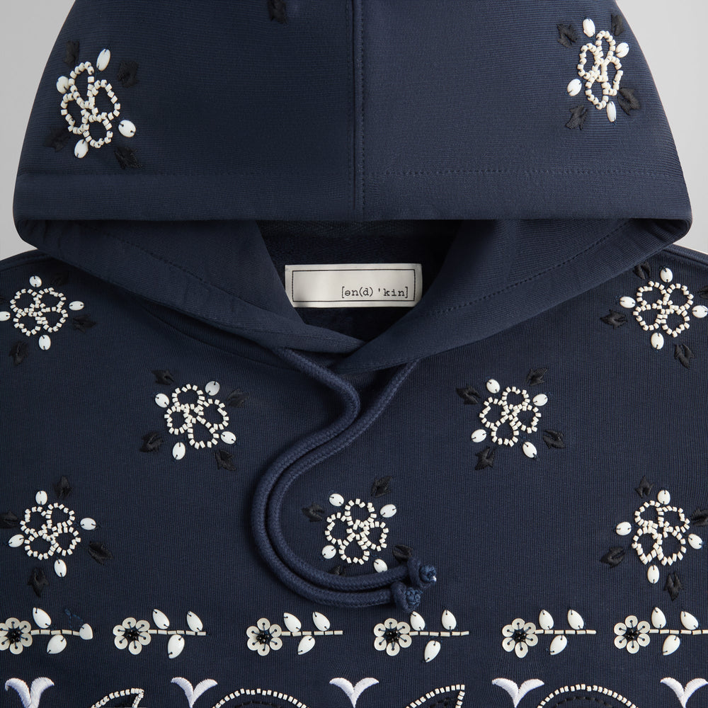 &Kin Paisley Floral Williams III Hoodie - Nocturnal | Kith Nocturnal