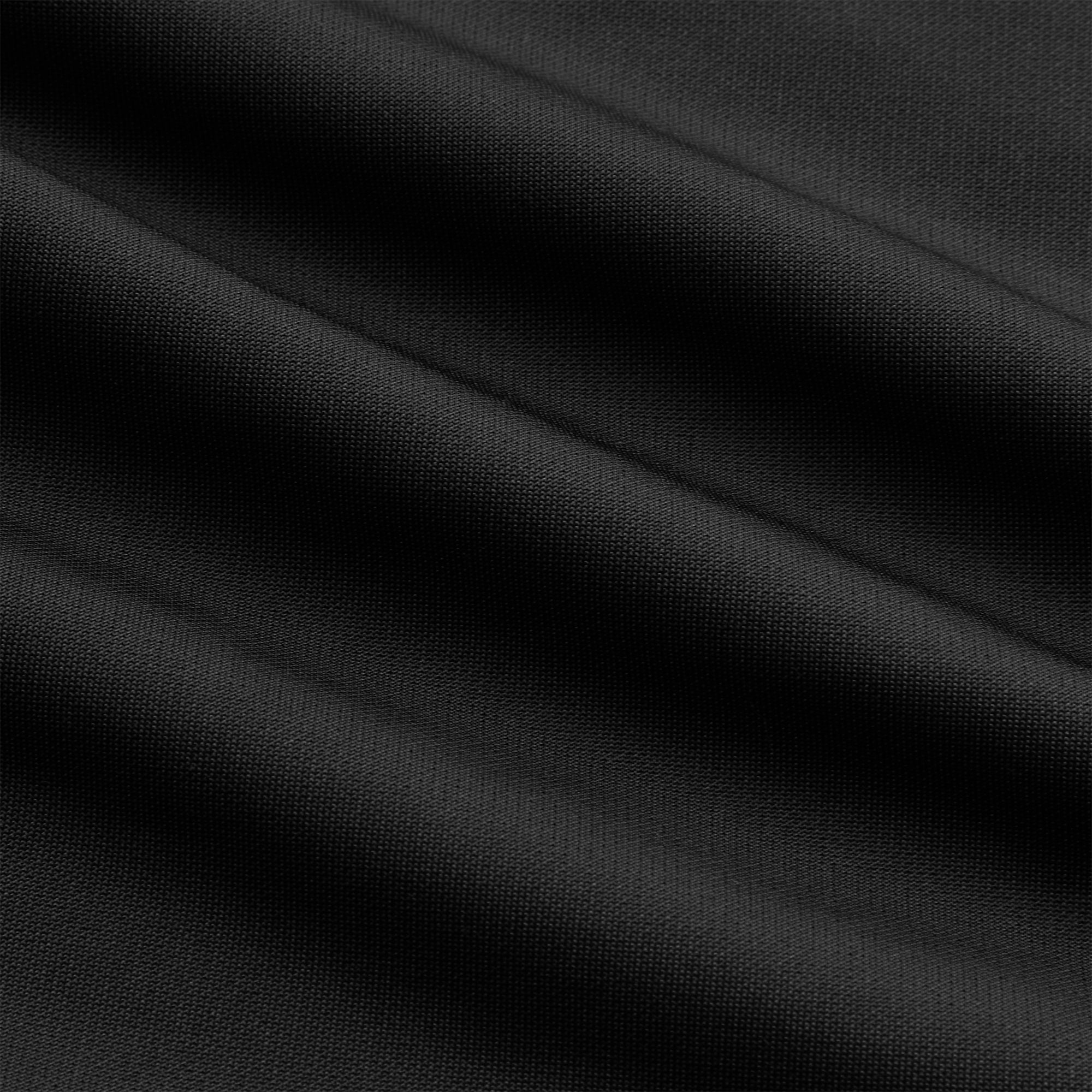 Kith Long Sleeve Boxy Collared Overshirt - Black | Kith Black