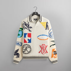 Kith Nelson Rugby Sweater - Light Heather Grey | Kith Light Heather Grey