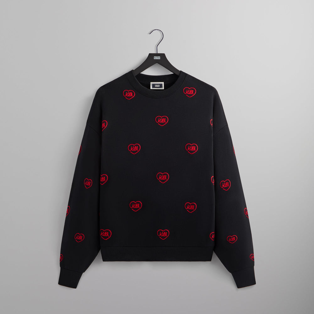 Kith Heart Nelson Crewneck - Black | Kith Black