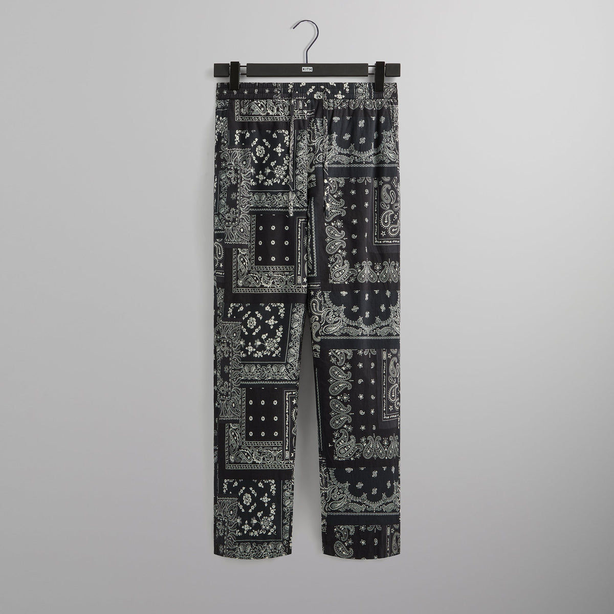 Kith Washed Cotton Bandana Barrow Pant - Black | Kith Black